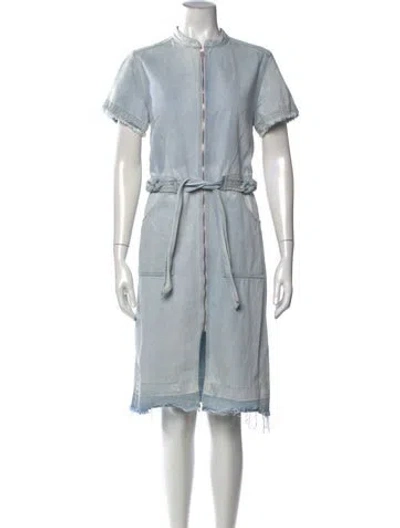 Pre-owned Sea New York Midi Length Dress In Blue