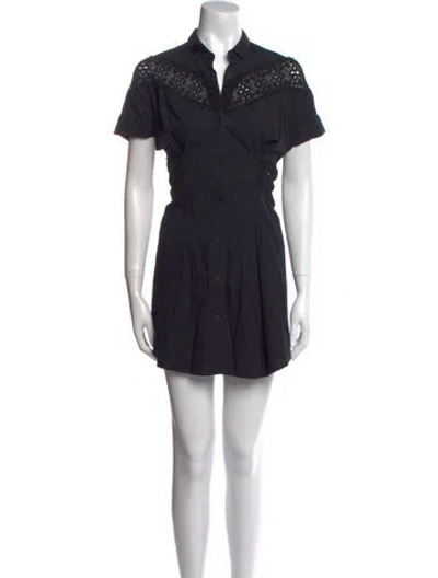 Pre-owned Sea New York Mini Dress In Black