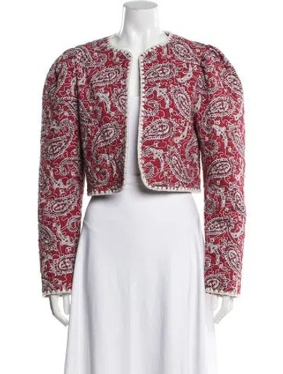 Pre-owned Sea New York Paisley Print Jacket In Red
