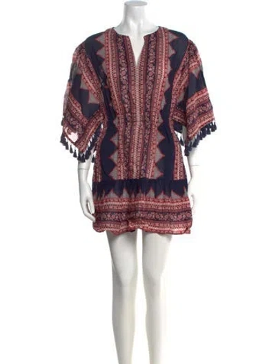 Pre-owned Sea New York Paisley Print Mini Dress In Multi