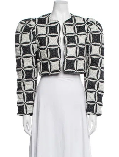 Pre-owned Sea New York Patterned Jacket W/ Tags In Black