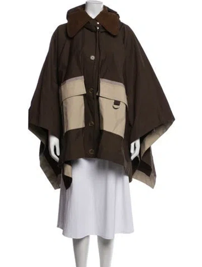 Pre-owned Sea New York Poncho In Brown