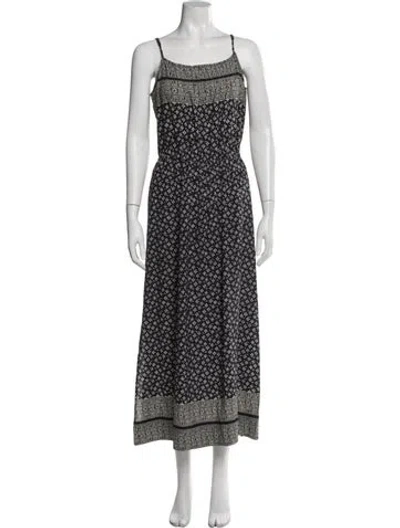 Pre-owned Sea New York Silk Long Dress In Blue