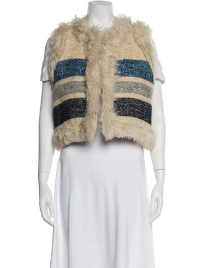 Pre-owned Sea New York Silk Striped Vest