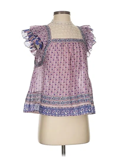 Pre-owned Sea New York Sleeveless Blouse In Purple