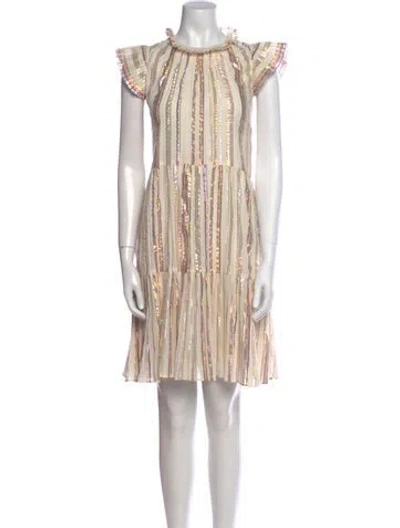 Pre-owned Sea New York Striped Knee-length Dress