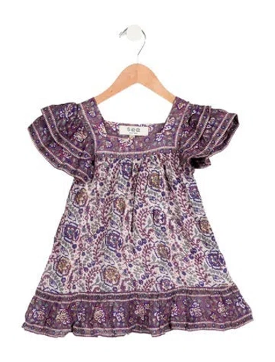 Pre-owned Sea New York Babies' Toddler Girls' Dress In Purple