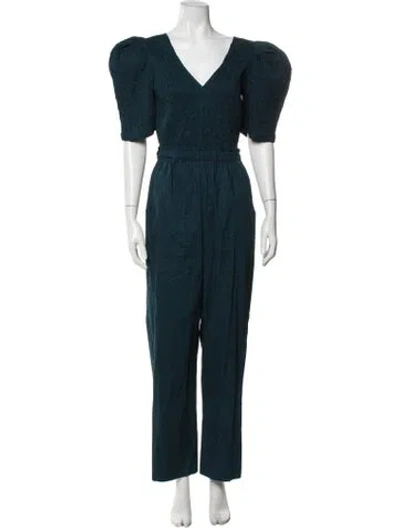 Pre-owned Sea New York V-neck Jumpsuit In Blue
