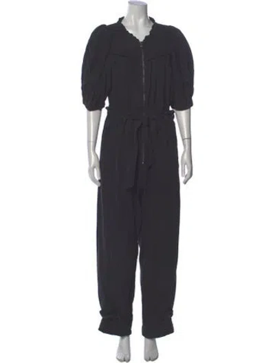 Pre-owned Sea New York V-neck Jumpsuit In Gray