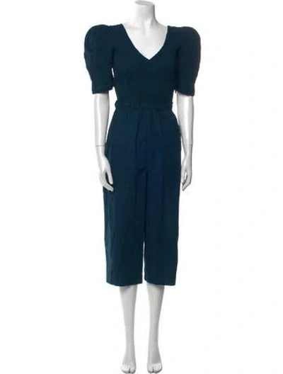 Pre-owned Sea New York V-neck Jumpsuit In Neutrals