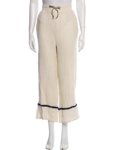 Pre-owned Sea New York Whipstitch Trim Pant Set In Neutral
