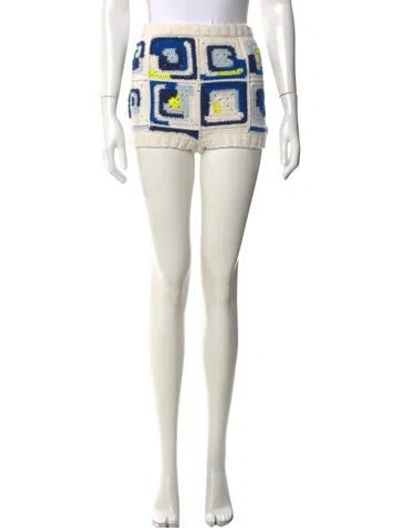 Pre-owned Sea New York Wool Mini Shorts In Blue