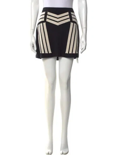 Pre-owned Sea New York Wool Mini Skirt In Black
