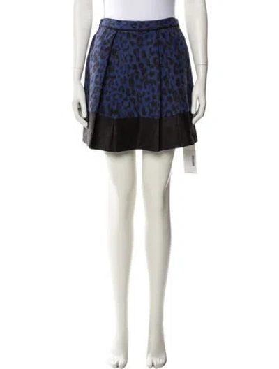 Pre-owned Sea New York Wool Mini Skirt In Neutral
