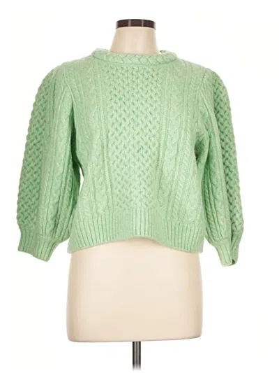 Pre-owned Sea New York Wool Pullover Sweater In Green