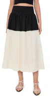 Sea Nicola Ramie Midi Skirt Multi