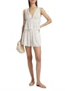 Sea Nima Open Side Short Coverup In White In White
