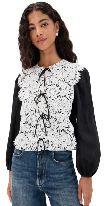 Sea Norabelle Top Black In Blue