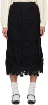 Sea Ny Black Sabine Midi Skirt In Black