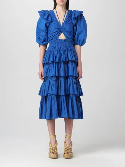 Sea Ny Dress  Woman In Royal Blue