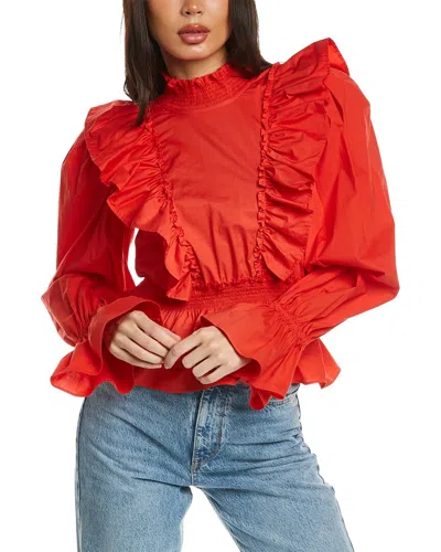 Sea Ny Gaia Backless Top In Red