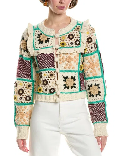 Sea Ny Gracie Crochet Wool Cardigan