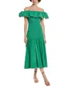 Sea Ny Juni Off-the-shoulder Midi Dress