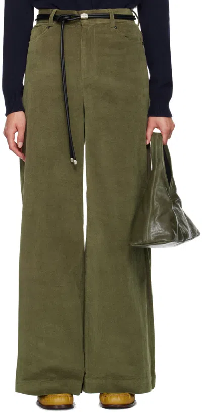 Sea Ny Khaki Carine Jeans In Green