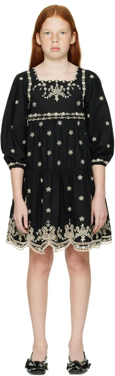 Sea Ny Kids Black Kingsley Dress