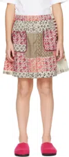Sea Ny Kids Multicolor Panna Patchwork Skirt In Multi