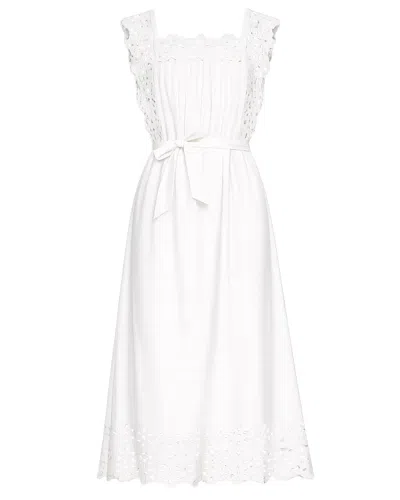 Sea Ny Leila Midi Dress In White