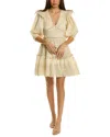 Sea Ny Marley Pleated Smocked Mini Dress
