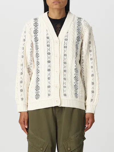 Sea Ny Merino Wool Cardigan In Yellow Cream