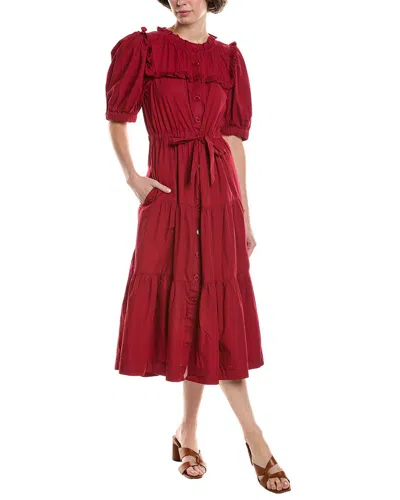 Sea Ny Sibylle Tiered Midi Dress