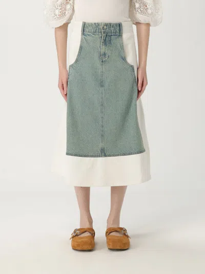 Sea Ny Skirt  Woman Color Blue
