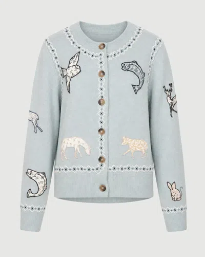 Sea Ny Winslow Cardigan In Blue