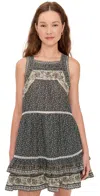 Sea Palma Print Tank Tunic Dress Multi In Black