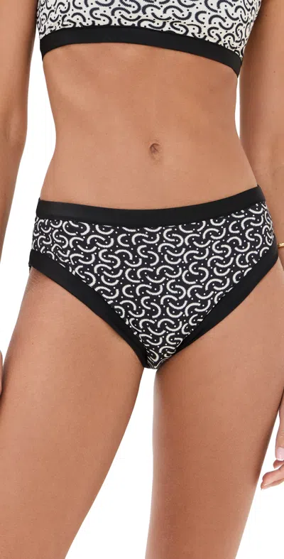 Sea Panna Color Block Reversible Bikini Bottoms Multi