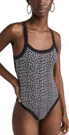 Sea Panna Color Block Reversible One Piece Multi In Multi