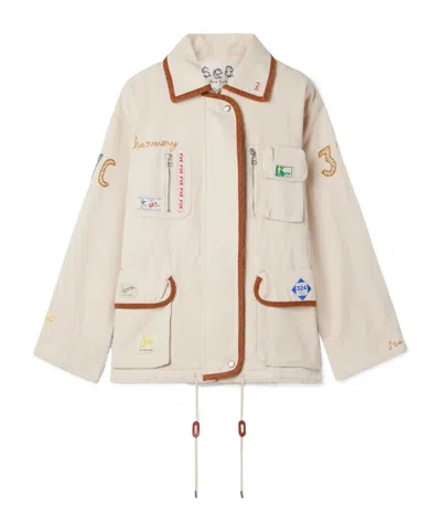 Sea Patch-pocket Jacket In Brown