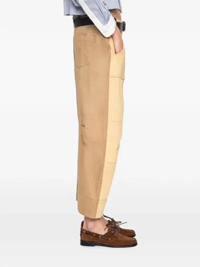 Sea Patch-pocket Trousers In Brown