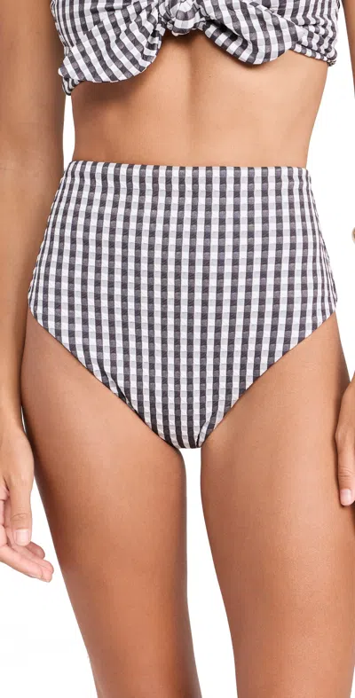 Sea Pucker Gingham Bikini Bottoms Multi