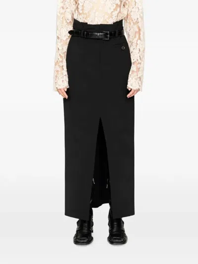 Sea Remi Belted Maxi Skirt In Black