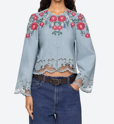 Sea Rosaline Top In Blue