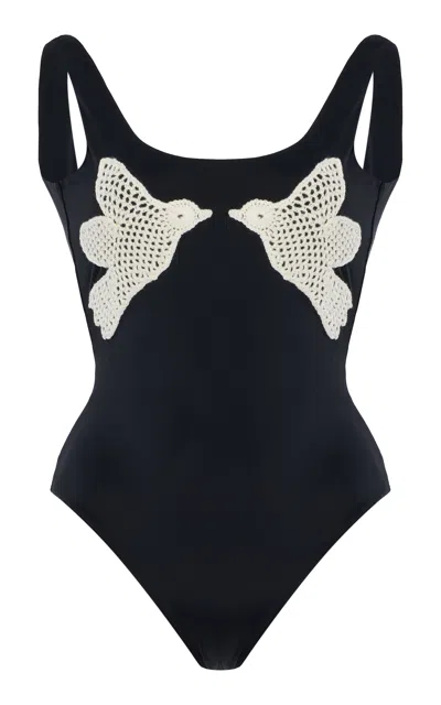 SEA SALLY CROCHETED ONE-PIECE SWIMSUIT