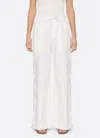 Sea Shai Cotton Linen Relax Fit Pants In White In White