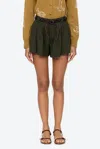Sea Shai Sportswear Short In Army In Green