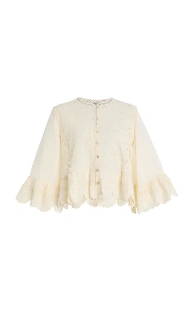 Sea Shanna Lace Top In White