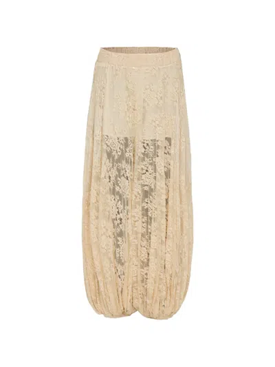 Sea Sharleen Lace Trousers In Neutral