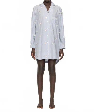 Sea Sheep Night Shirt In Blue